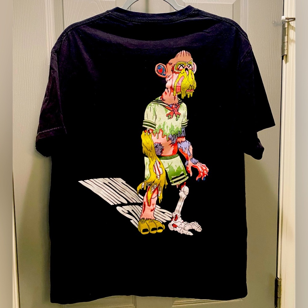 Mutant Studios Full Body Ape T-shirt SZ L Black